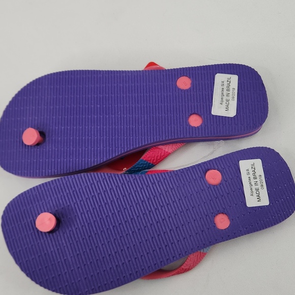 Havaianas Purple & PInk FlipFlops - Picture 3 of 9